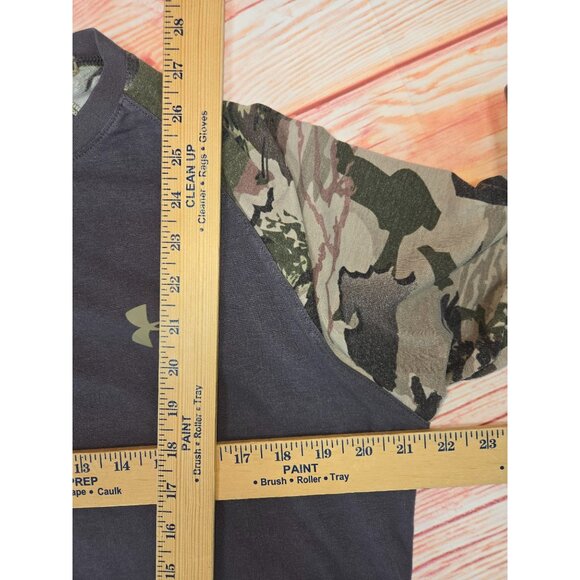 Under Armour Mens Loose Fit HeatGear Camo Sleeve Shirt Medium - Picture 7 of 7